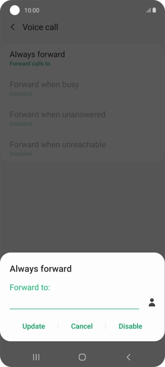 Press Disable.