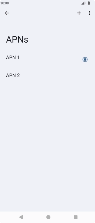 Press the Home key to return to the home screen.