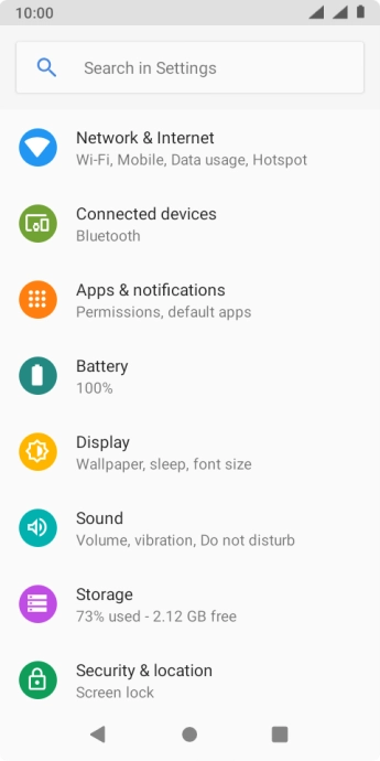 Press Apps & notifications.