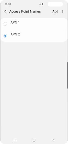 Press the Home key to return to the home screen.