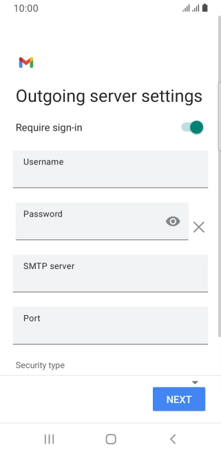 Press the indicator next to 'Require sign-in' to turn on the function.