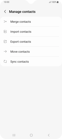 Press Import contacts.