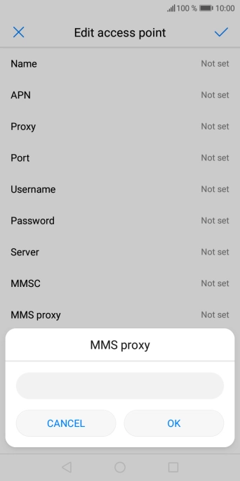 Key in 82.132.254.1 and press OK.