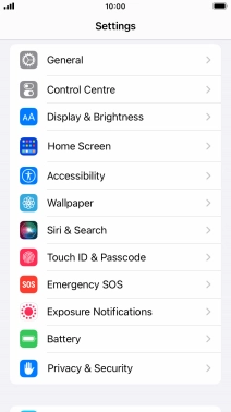 Press Privacy & Security.