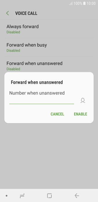 Key in 901 and press ENABLE.