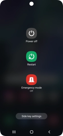 Press Power off.