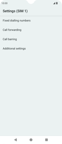 Press Additional settings.