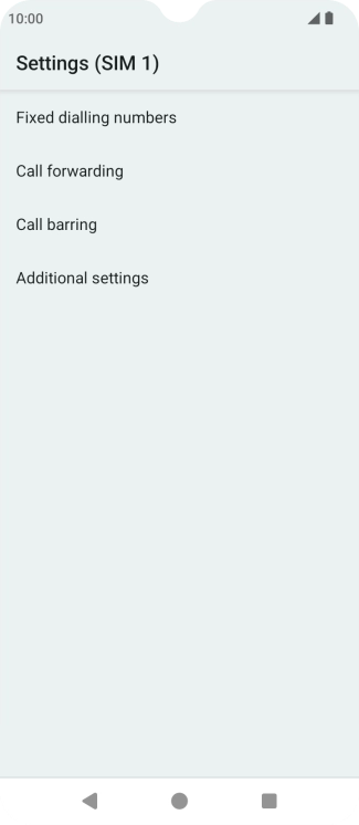Press Additional settings.