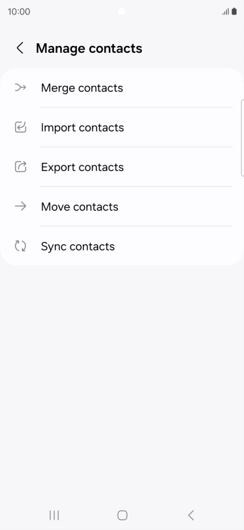 Press Import contacts.