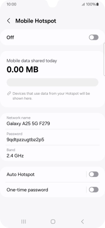 Press Network name.