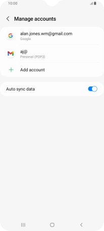 Press the Home key to return to the home screen.