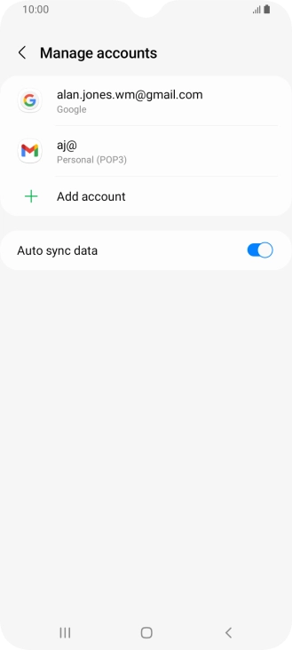 Press the Home key to return to the home screen.