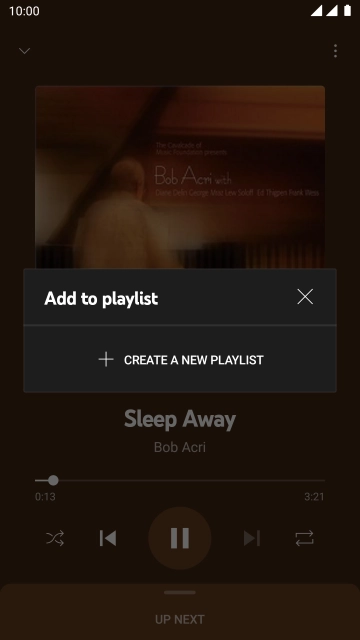 Press CREATE A NEW PLAYLIST.