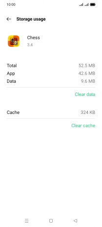 Press Clear cache.