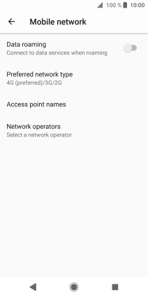 Press Access point names.