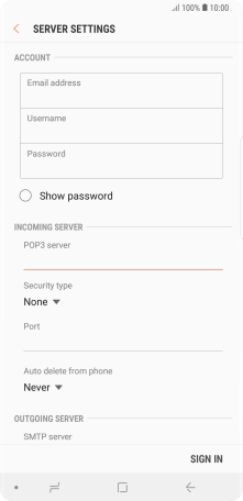 Press the drop down list below 'Security type'.