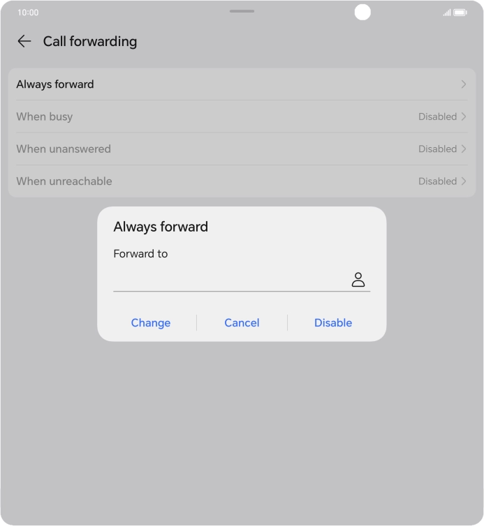 Press Disable.