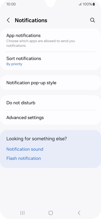 Press App notifications. Press App notifications.