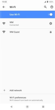 Press the Home key to return to the home screen.