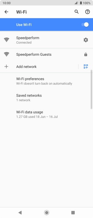 Press the Home key to return to the home screen.