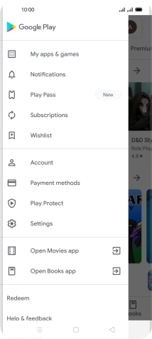 Press My apps & games.