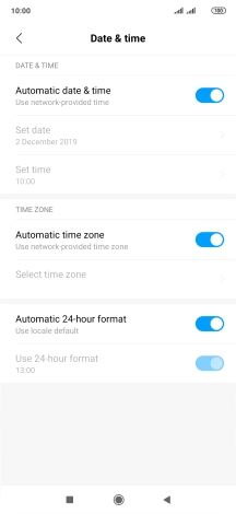 Press the Home key to return to the home screen.