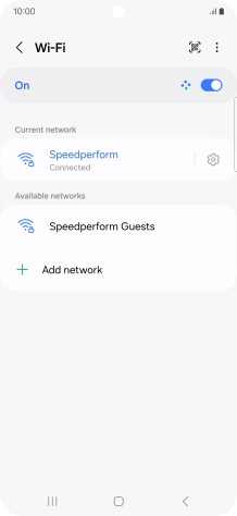 Press the Home key to return to the home screen.