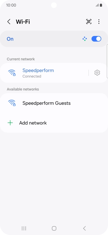 Press the Home key to return to the home screen.