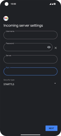 Press the drop down list below 'Security type'.