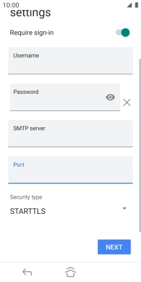 Press the drop down list below 'Security type'.