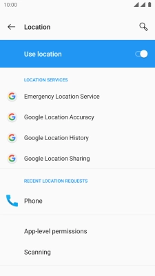 Press App-level permissions.