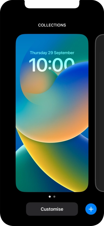 Press the add icon. Press the add icon.