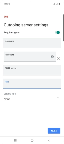 Press the drop down list below 'Security type'.