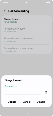 Press Disable.