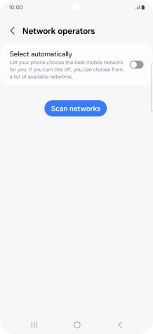Press the indicator next to 'Select automatically' to turn on the function.