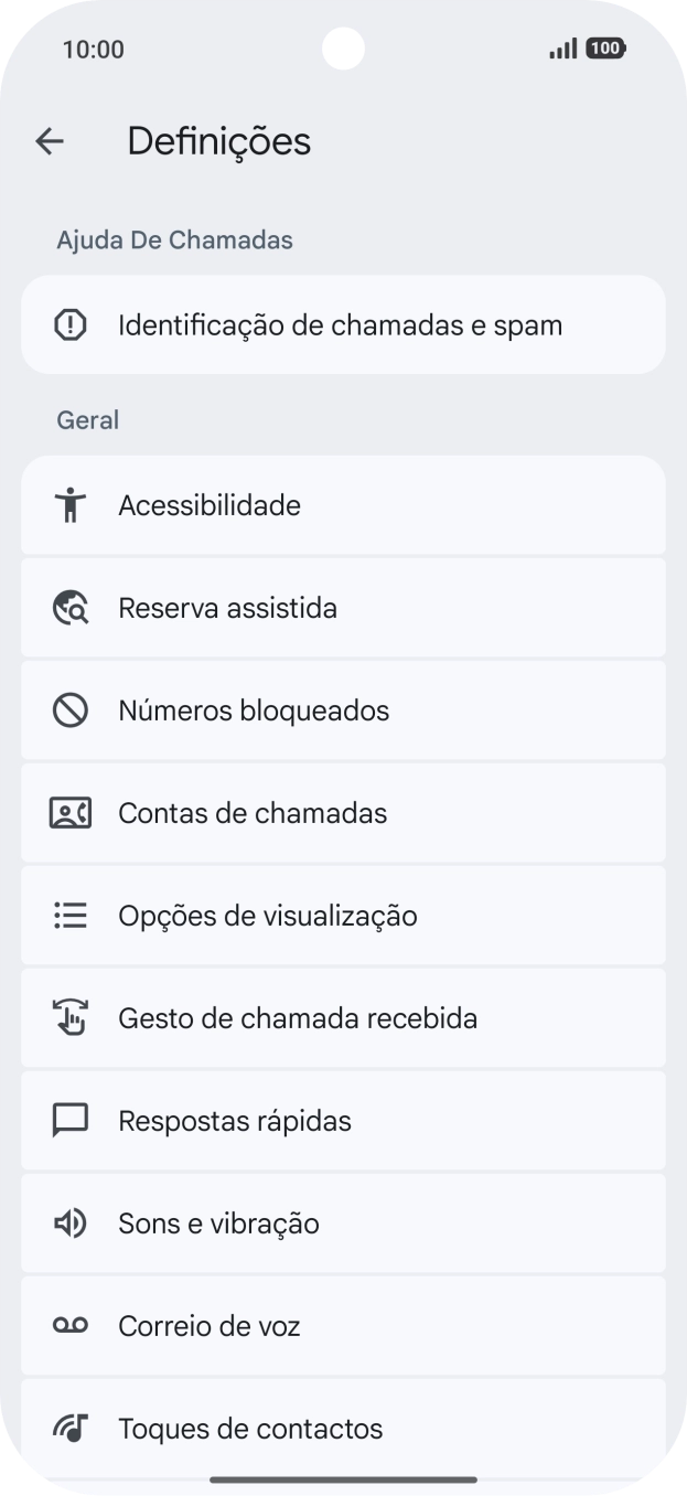 Prima Correio de voz.