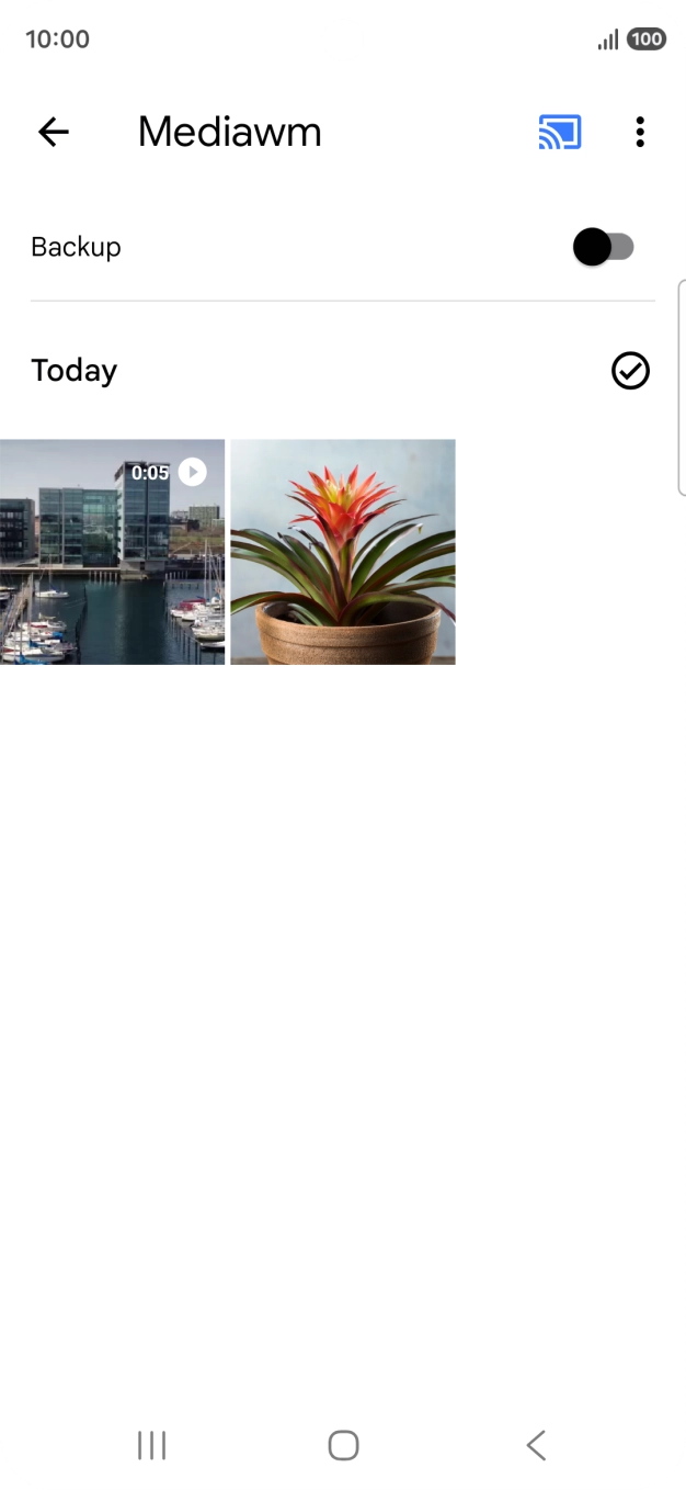 The media content from your phone will now play on the selected device. You can use your phone to control the playback of the media content on the other device.