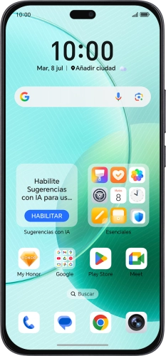 Imagen 1: Vista frontal del HONOR 400 Lite - Black