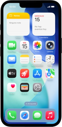 Imagen 1: Vista frontal del Apple iPhone 16e - Black