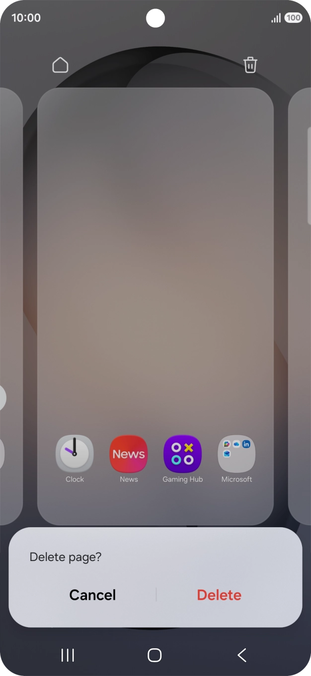 If prompted, press Delete.