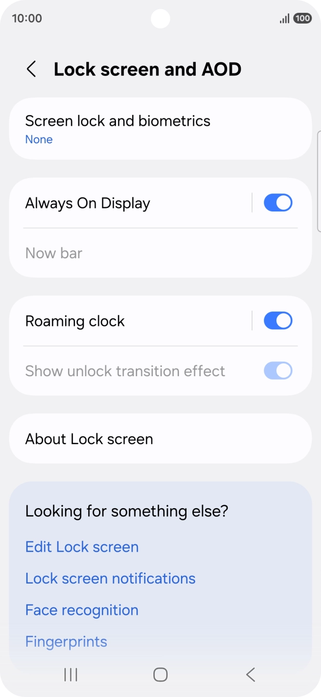 Press the Home key to return to the home screen.