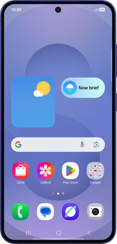 Imagen 1: Vista frontal del Samsung Galaxy S25 - MidnightBlue