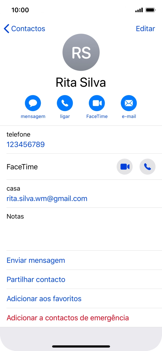 Prima o número pretendido.