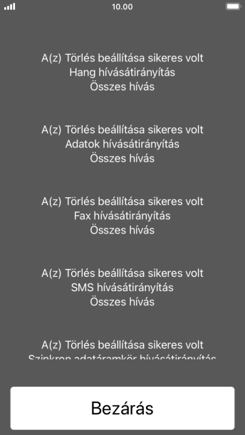 Válaszd a Bezárás lehetőséget.