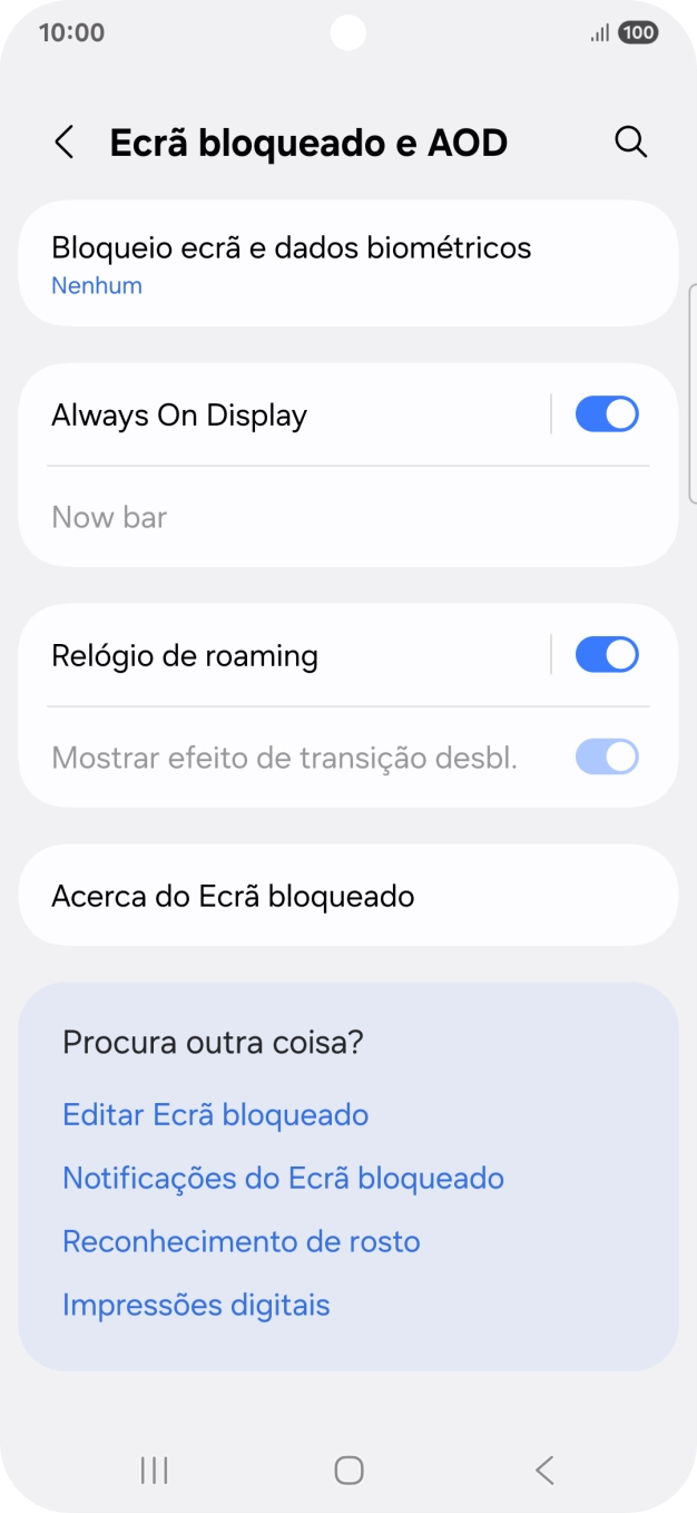 Prima a tecla de início para terminar e voltar ao ecrã inicial.