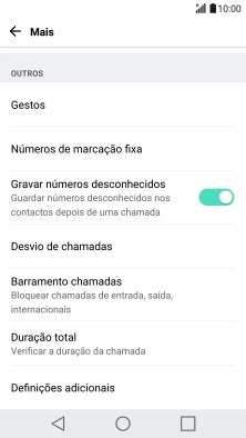 Prima Números de marcação fixa.