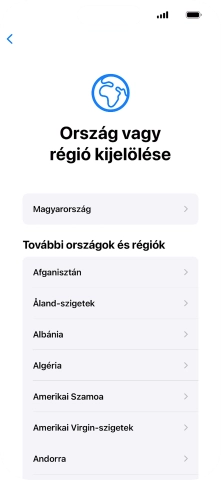 Válaszd ki a kívánt országot vagy régiót.