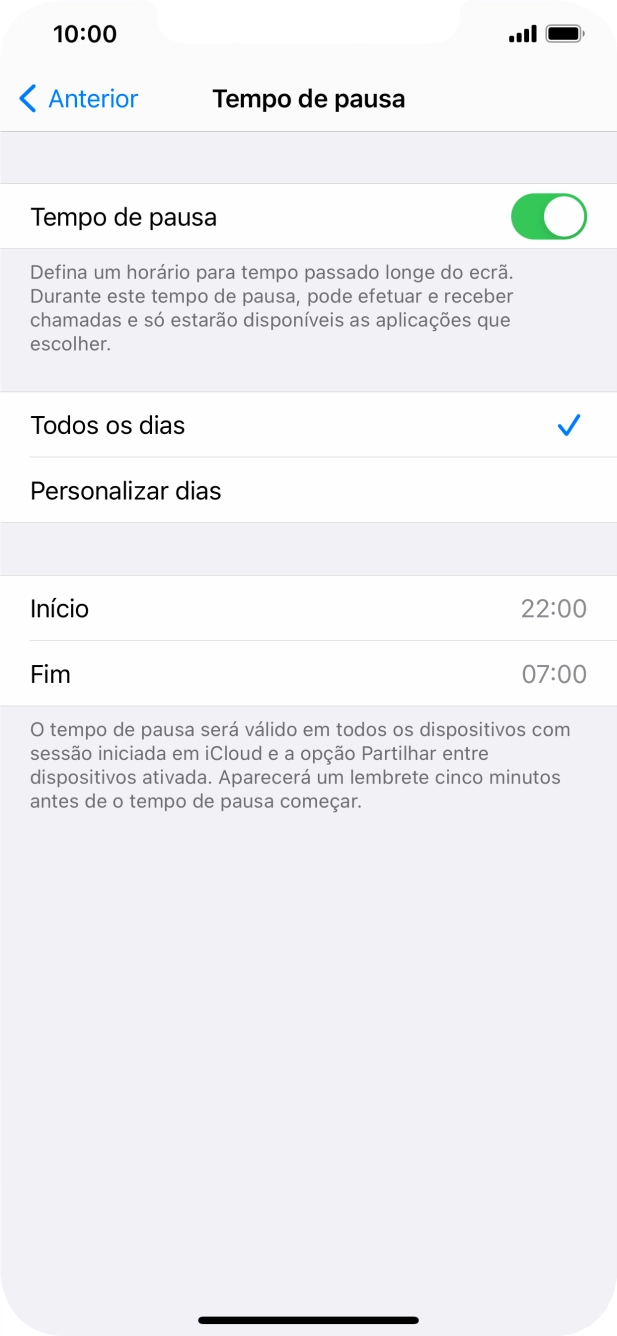 Prima a seta para a esquerda.
