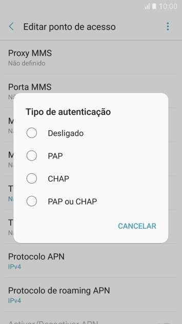 Prima Desligado.