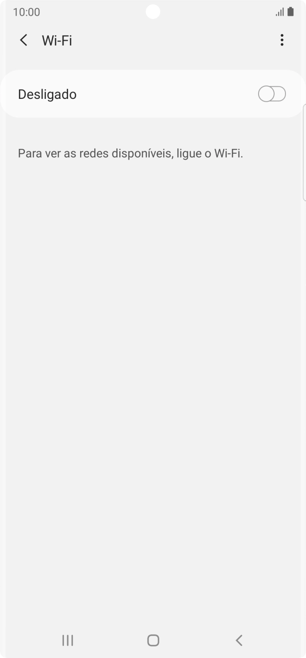 Prima o indicador para ativar a função.